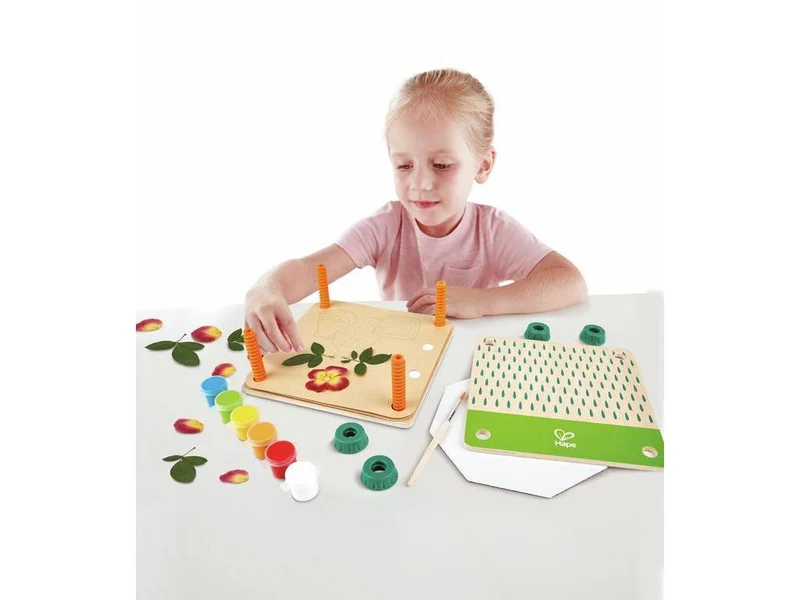 Kit artístico prensador de flores · Hape