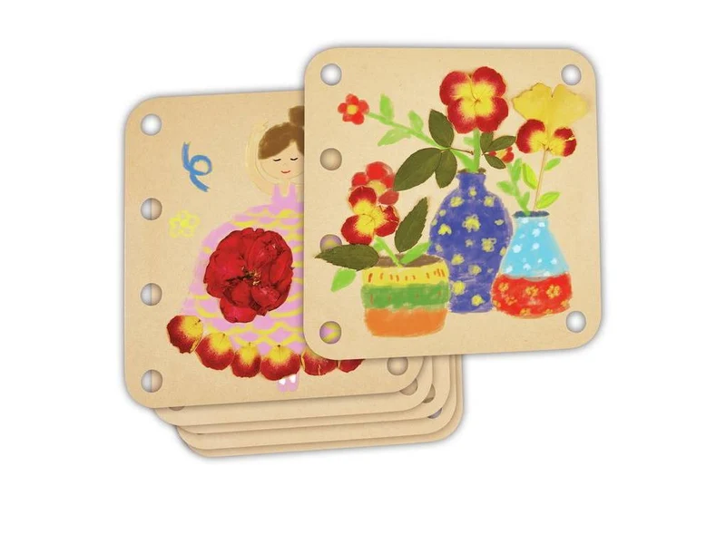 Kit artístico prensador de flores · Hape