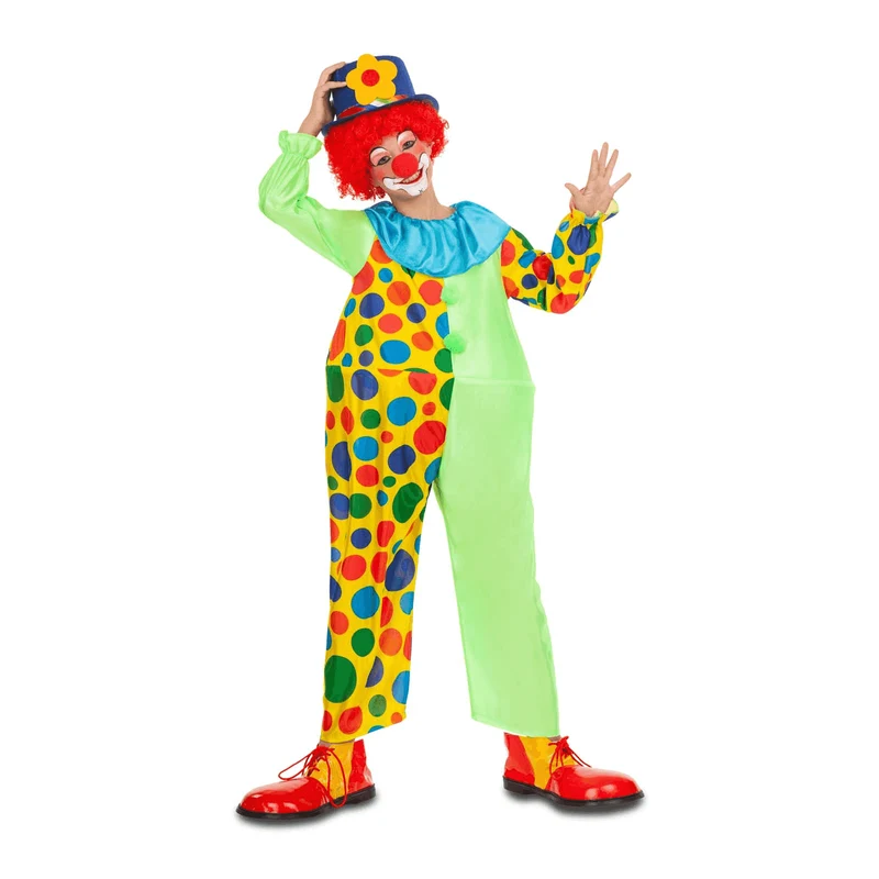 Disfraz de Payaso mono aro 10-12 años infantil