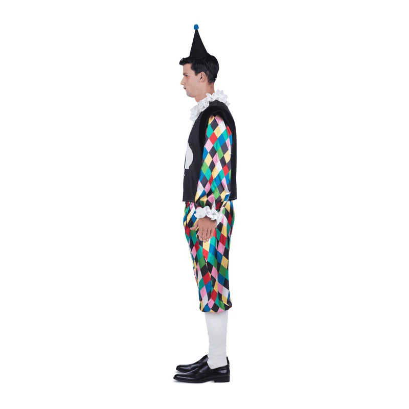 Disfraz de Arlequín adulto talla XL