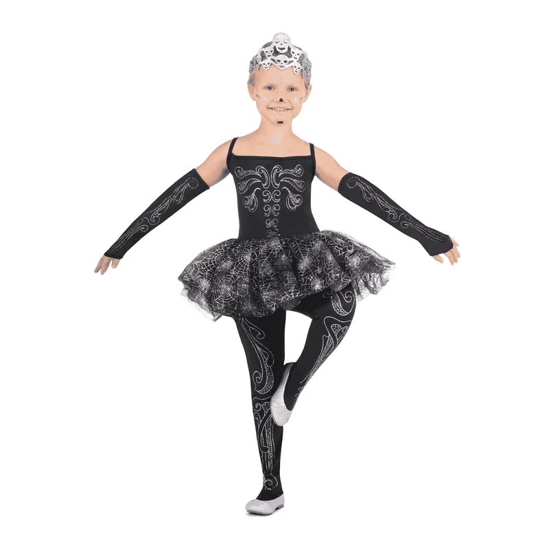 Disfraz de Bailarina esqueleto 10-12 años infantil