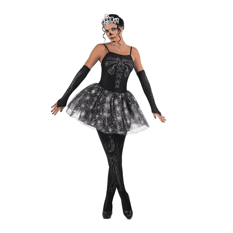 Disfraz de Bailarina esqueleto adulto talla M