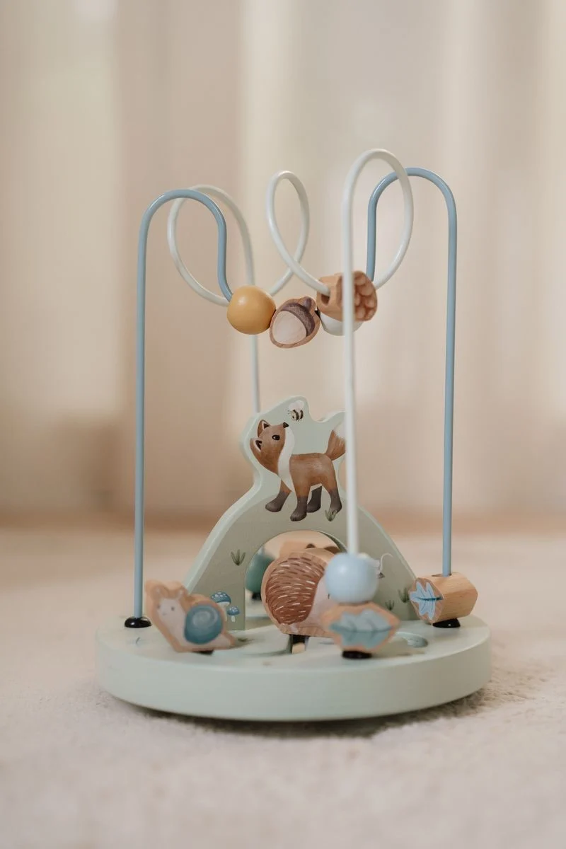 Laberinto espiral de cuentas Forest Friends · Little Dutch