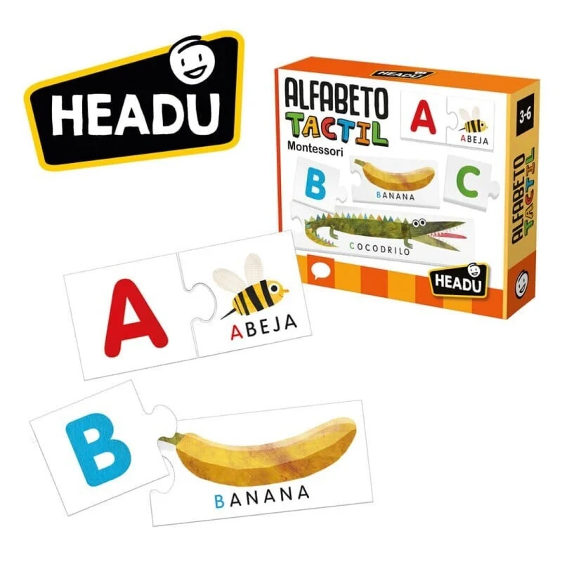 Alfabeto Táctil Montessori · Headu
