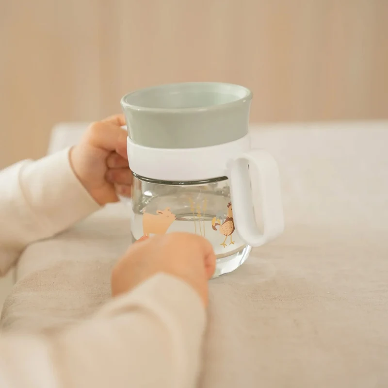 Vaso antiderrame 360º Mio 200ml Pequeña Granja Little Dutch