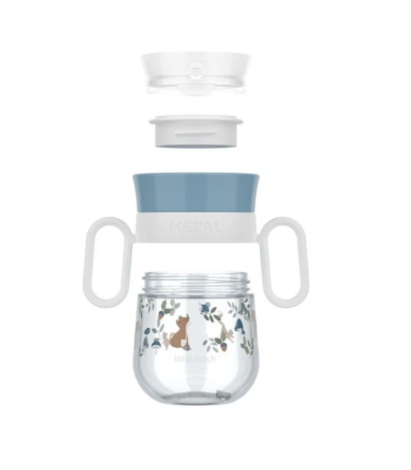 Vaso antiderrame 360º Mio 200ml Forest Friends Little Dutch