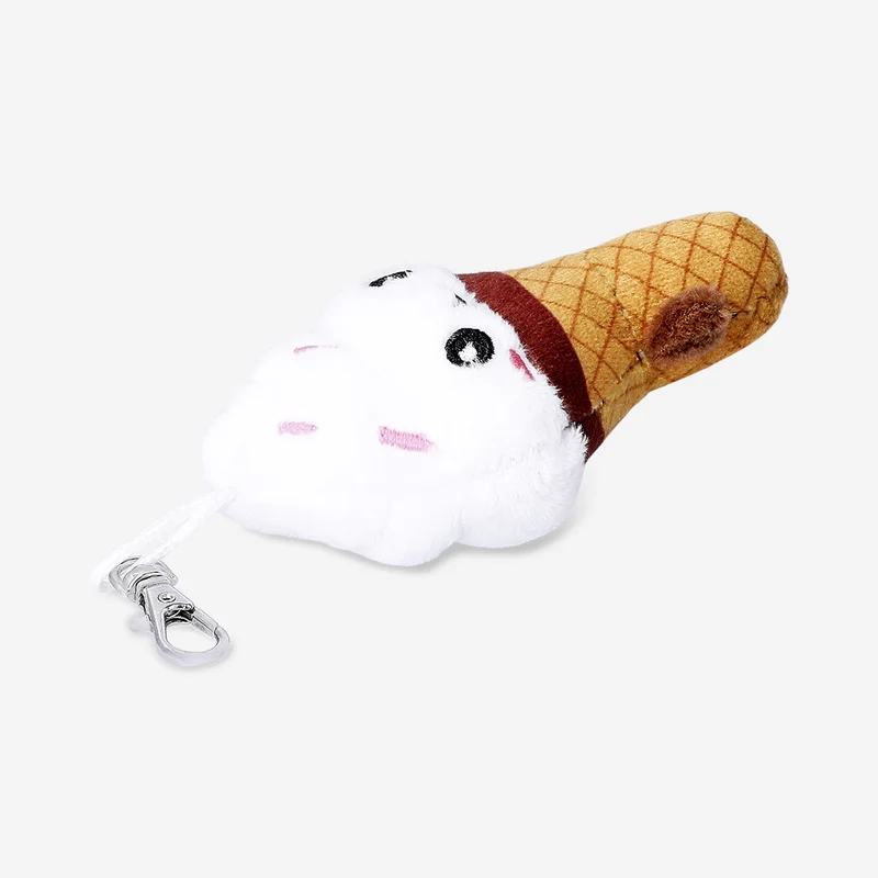 Plush toy key ring - Soft ice