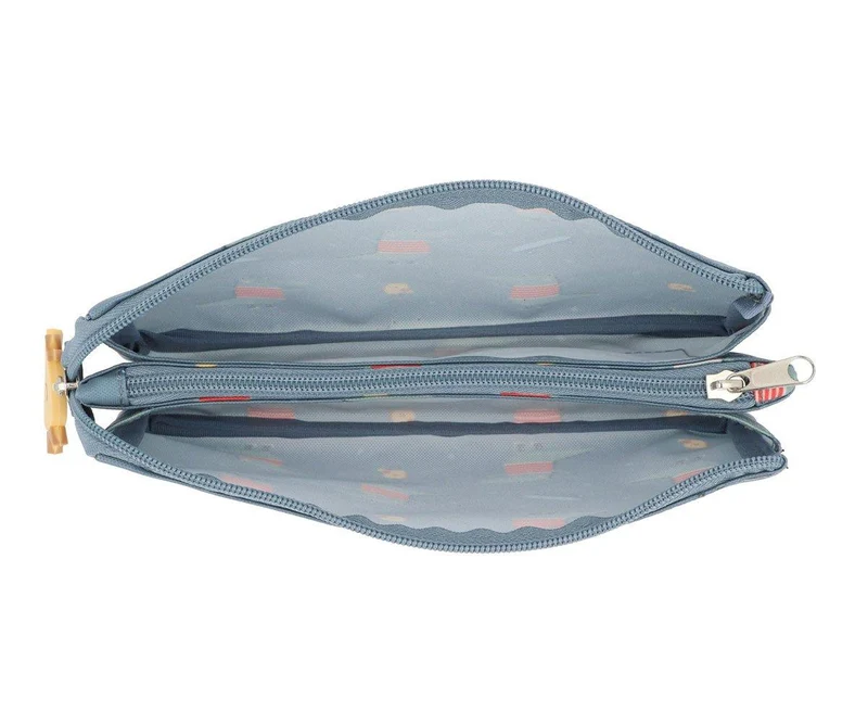 Estuche escolar 3 compartimentos Croc