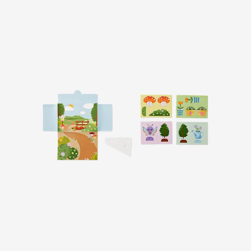 Play garden with mini characters