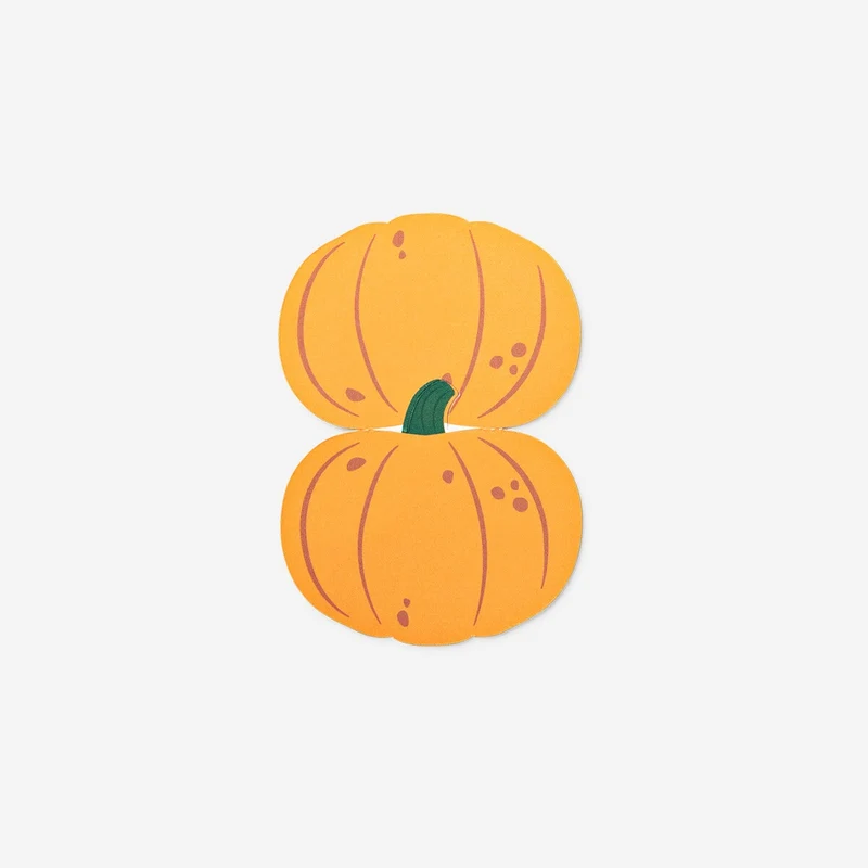 Pumpkin place cards - 6 pcs
