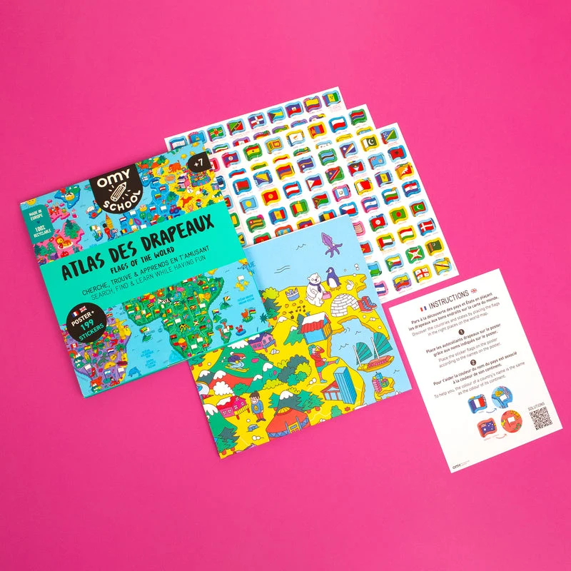 Poster XL Banderas del mundo · OMY