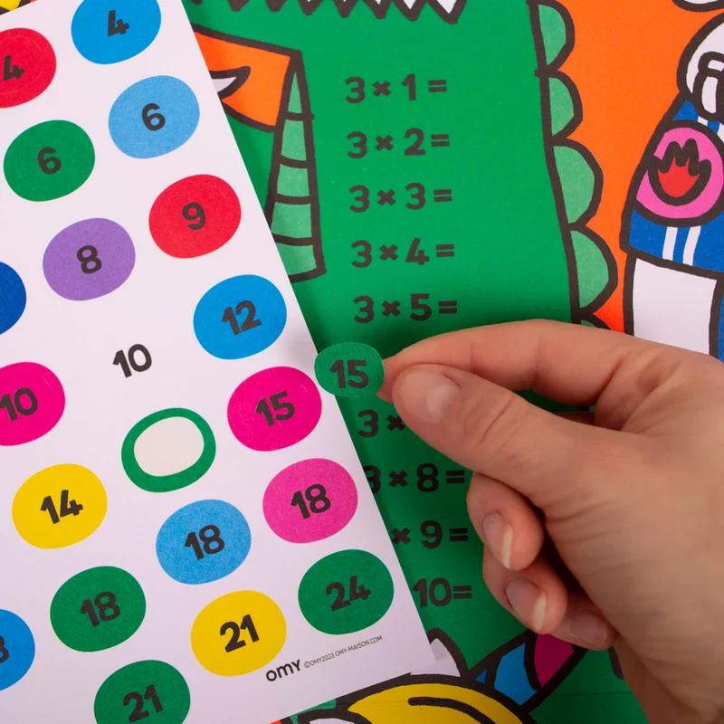 Poster XL Multiplicaciones · OMY
