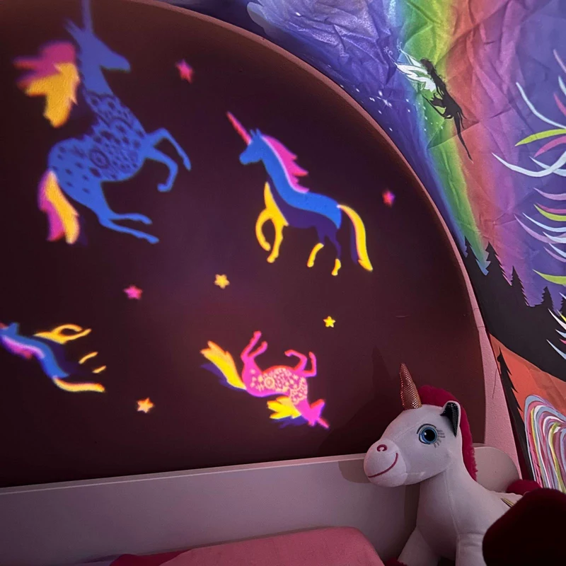 Luz linterna Proyector Unicornio