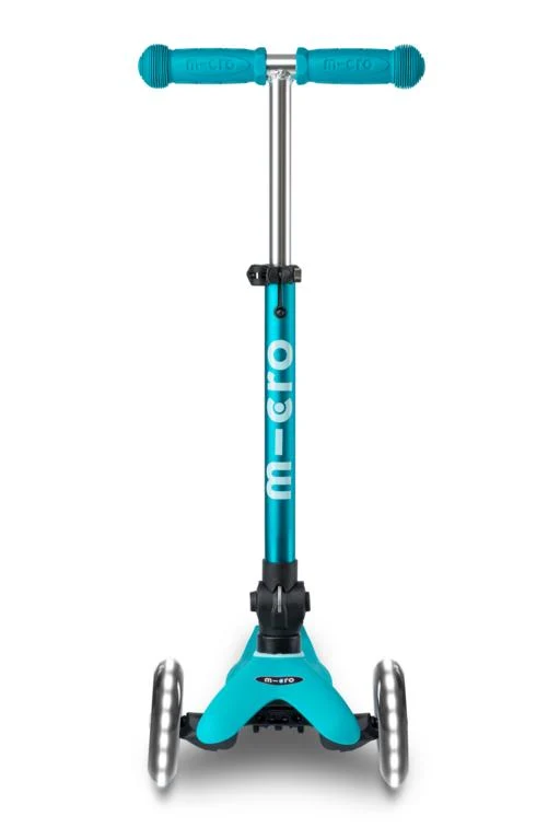 Patinete Mini Deluxe Plegable LED · Aqua