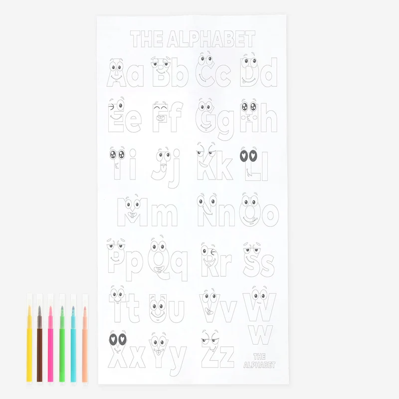 DIY alphabet poster