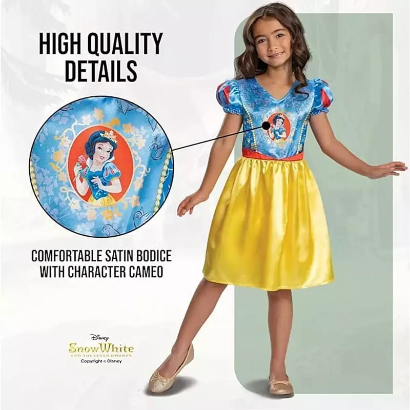 Disfraz Disney Blancanieves Niña 3-4 Años