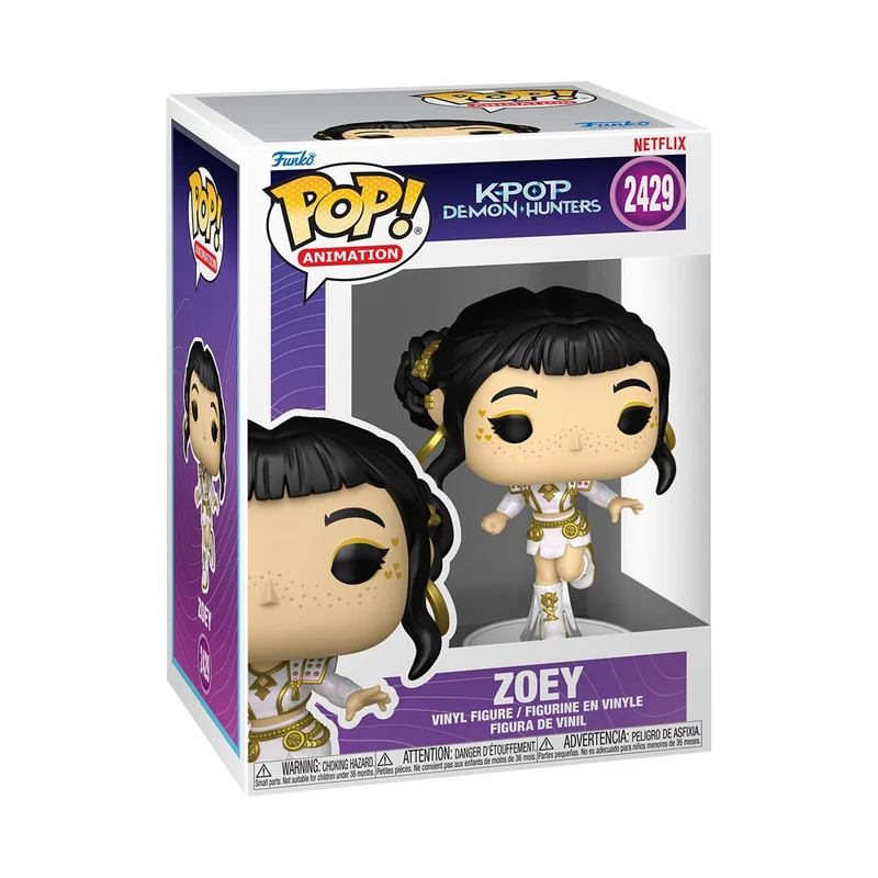 Funko Pop Animation: K-Pop Demon Hunters - Zoey atuendo blanco