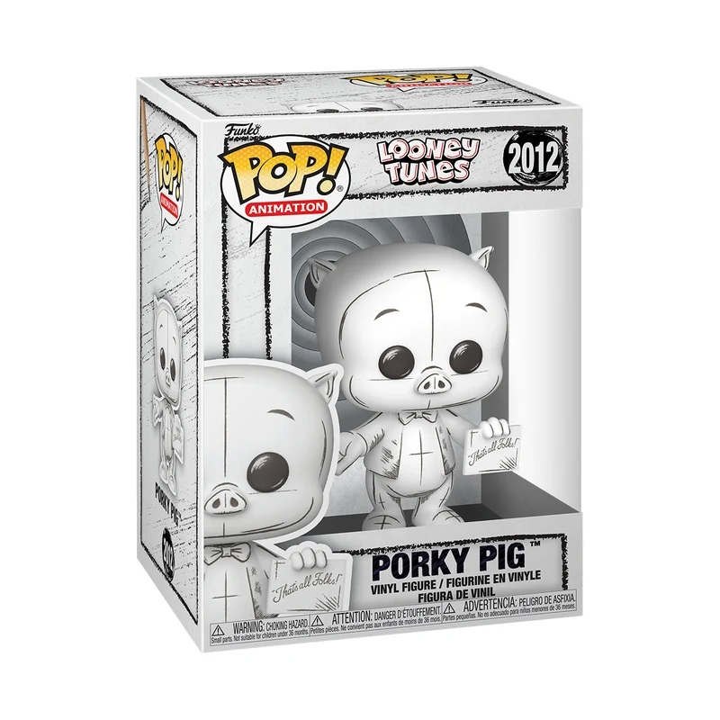 Funko Pop Animation: Looney Tunes Sketch - Porky