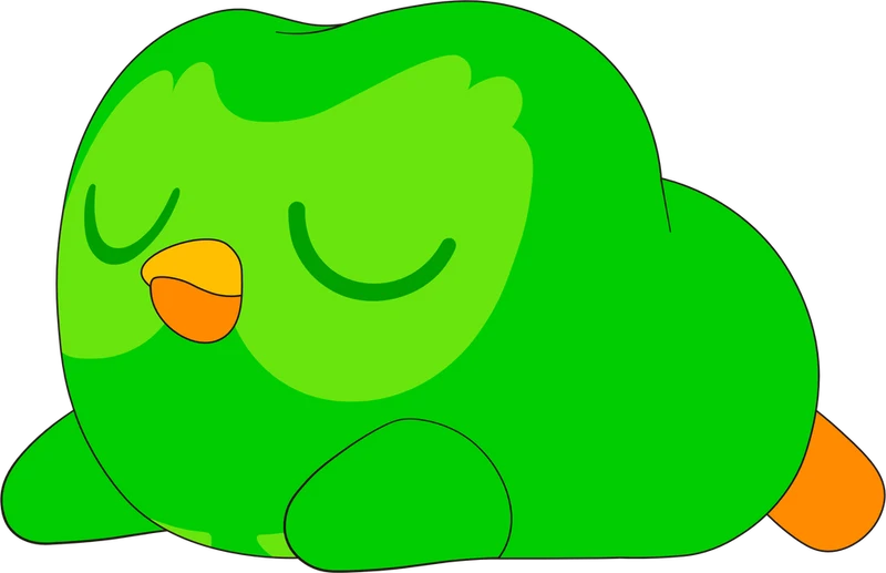 Youtooz Plush: Duolingo - Duo durmiendo Peluche 16 Pulgadas