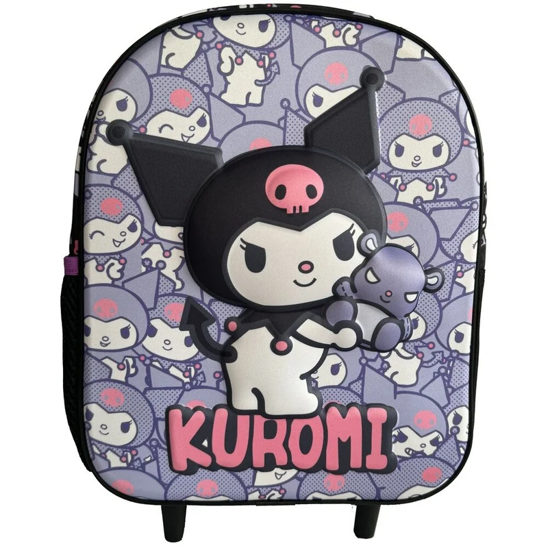 Mochila Carro Kuromi - Hello Kitty 32cm