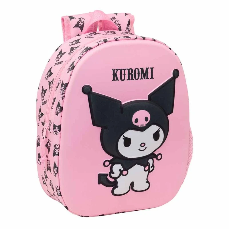 Mochila 3D Kuromi - Hello Kitty 33cm