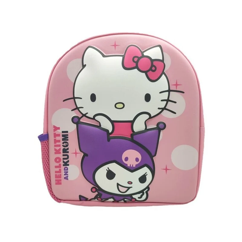 Mochila 3D Kuromi - Hello Kitty 30cm