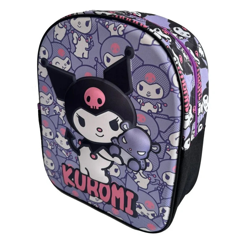 Mochila 3D Kuromi - Hello Kitty 29cm