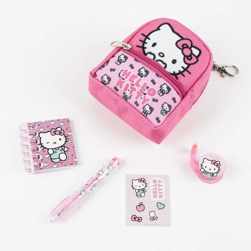 Set Papelería con Mini Mochila - Hello Kitty