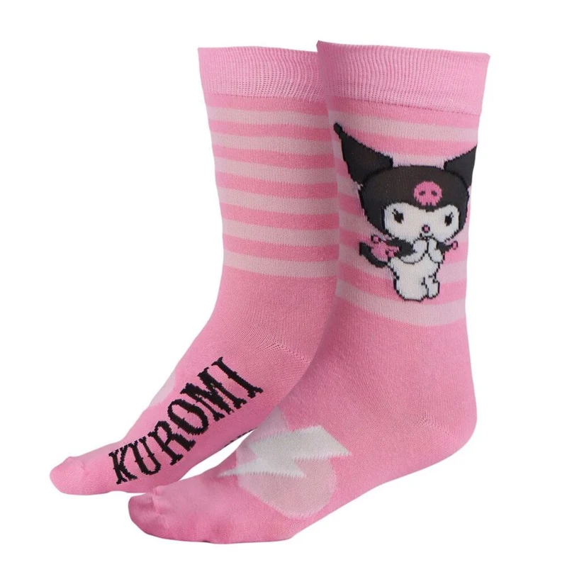 Set 3 Calcetines Kuromi Adulto - Hello Kitty