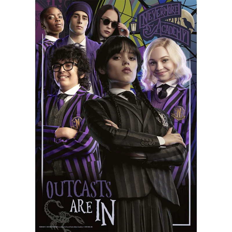 Puzzle Nevermore Academy - Wednesday 300pzs