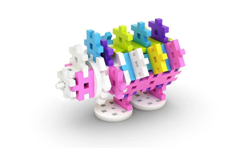 Bloques Meli · Basic Pastel Constructor Travel Box 250 piezas