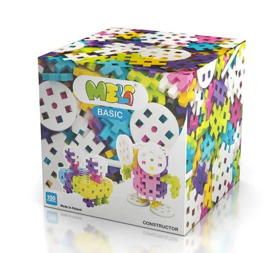Bloques Meli · Basic Pastel Constructor 100 piezas