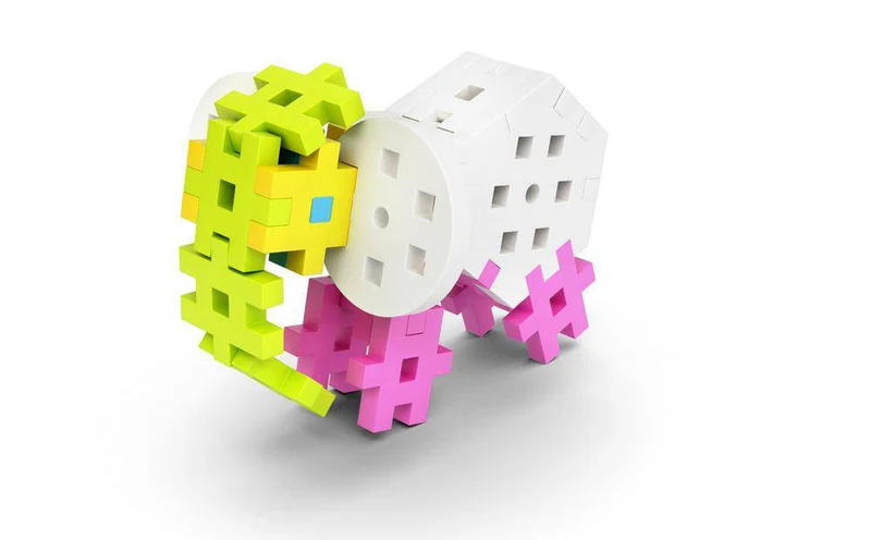 Bloques Meli · Maxi Pastel Constructor 70 piezas