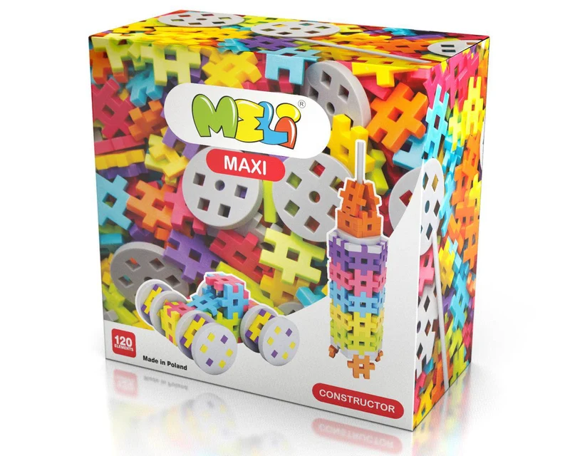 Bloques Meli · Maxi Constructor 120 piezas