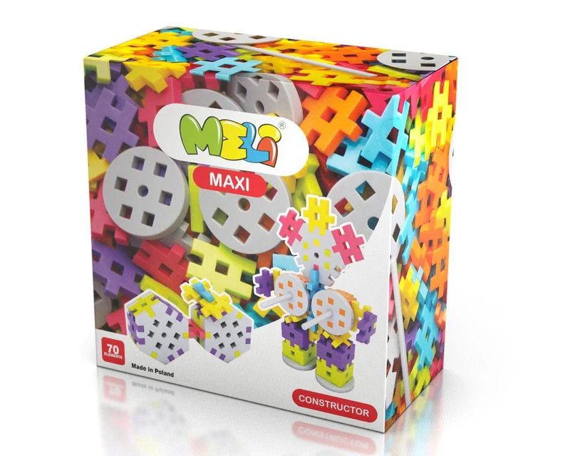 Bloques Meli · Maxi Constructor 70 piezas
