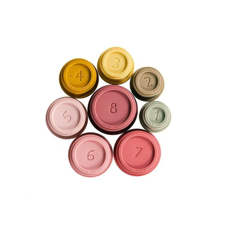 Cubos Apilables Rosas · Little Dutch