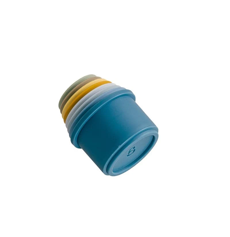 Cubos Apilables Azules · Little Dutch