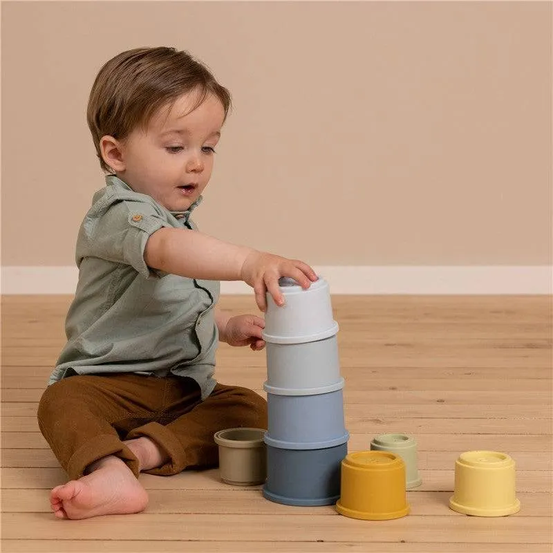 Cubos Apilables Azules · Little Dutch