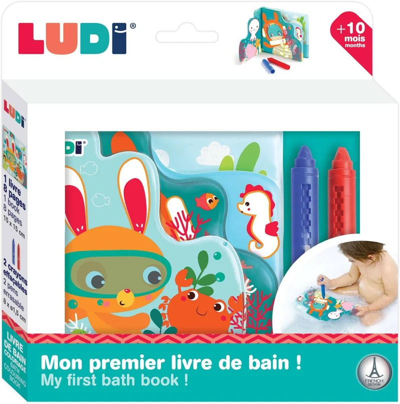 Libro de baño para colorear · LUDI