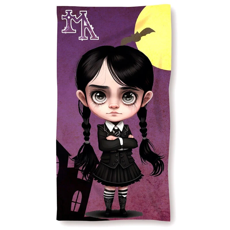 Toalla Algodón Wednesday Addams