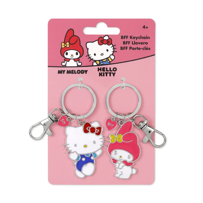 Set 2 Llaveros My Melody y Hello Kitty