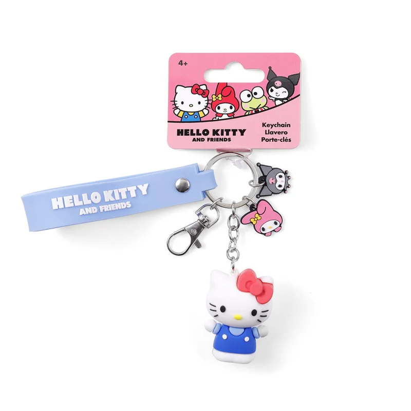 Llavero My Melody Kuromi y Hello Kitty