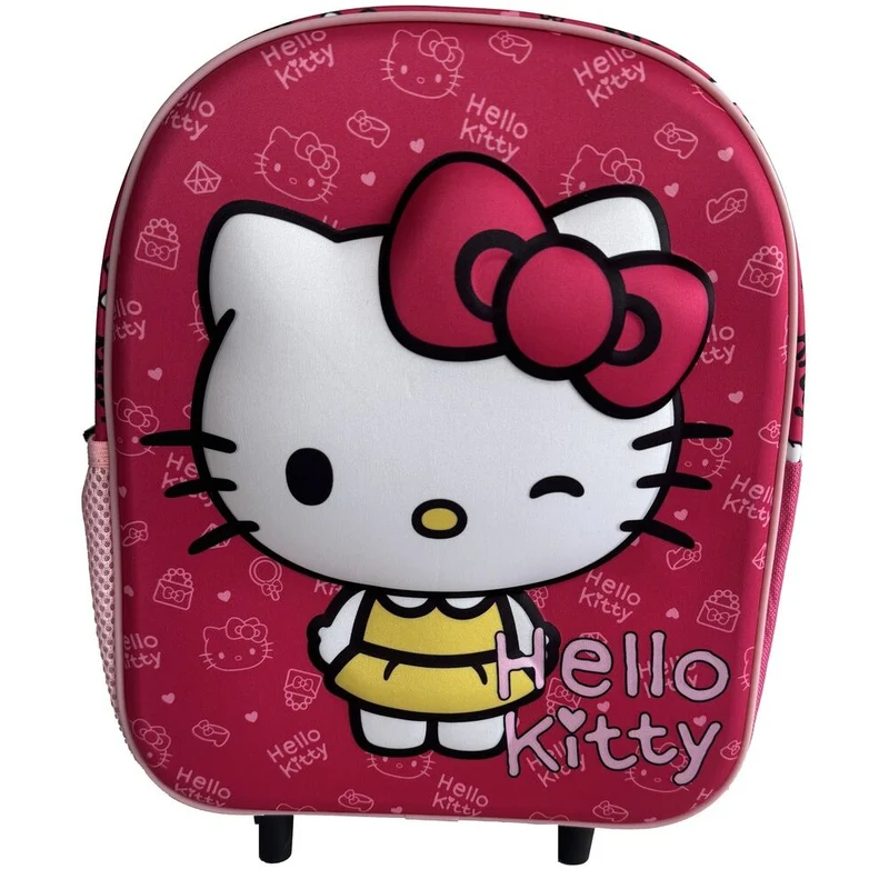 Mochila Carro 3D Hello Kitty 32cm