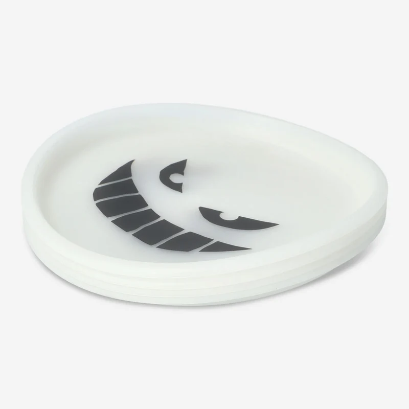 Glow-in-the-dark plates. 4 pcs
