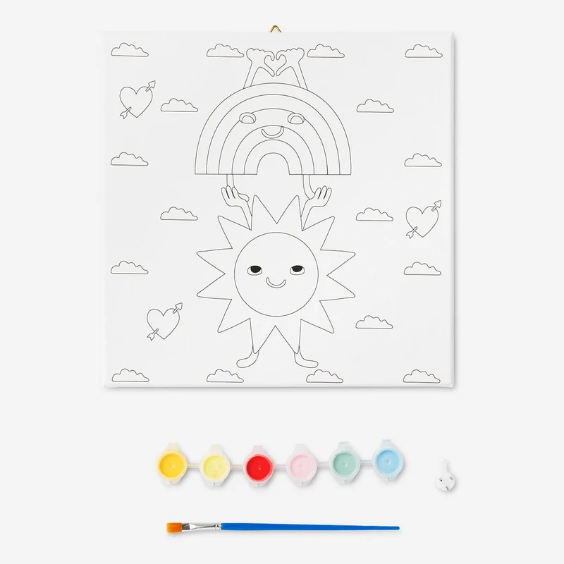 Canvas and paint