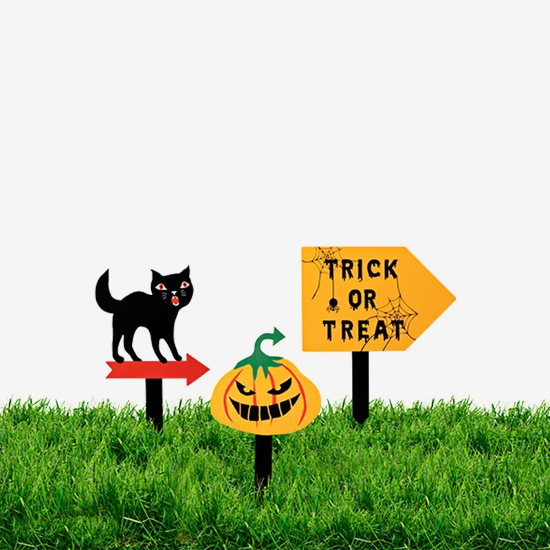 Halloween signs. 3 pcs