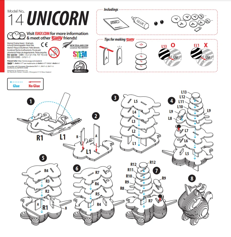 EUGY · Unicornio Rosa