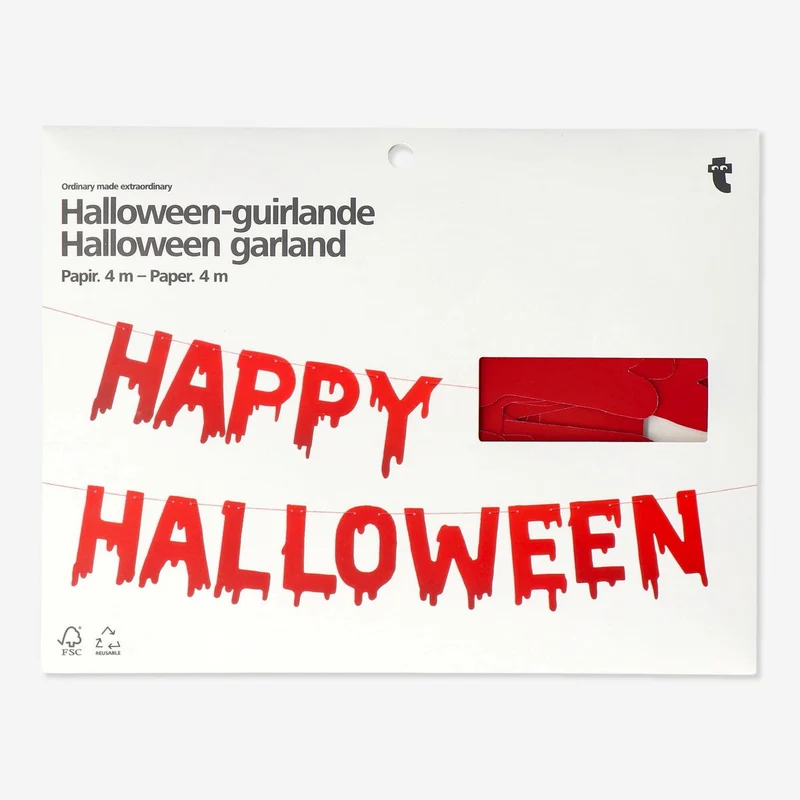 Halloween garland. 400 cm