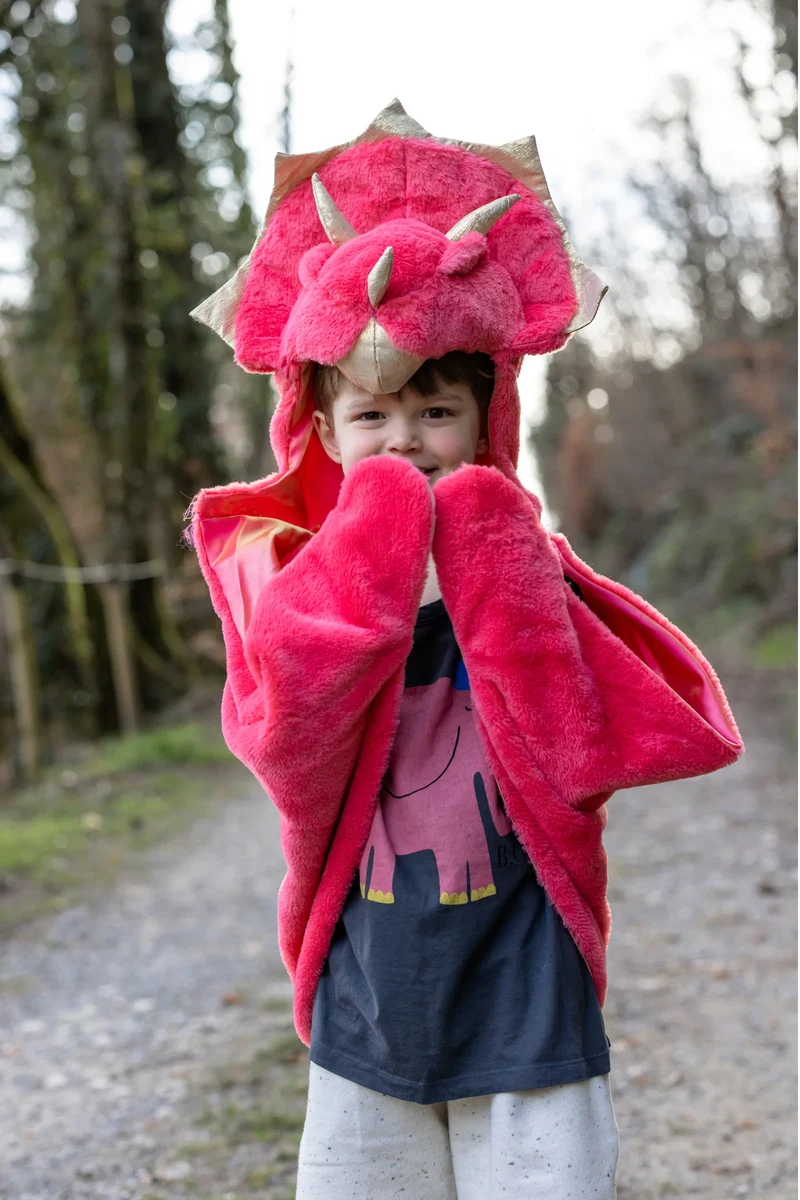 Capa peluche Triceratops · Great Pretenders