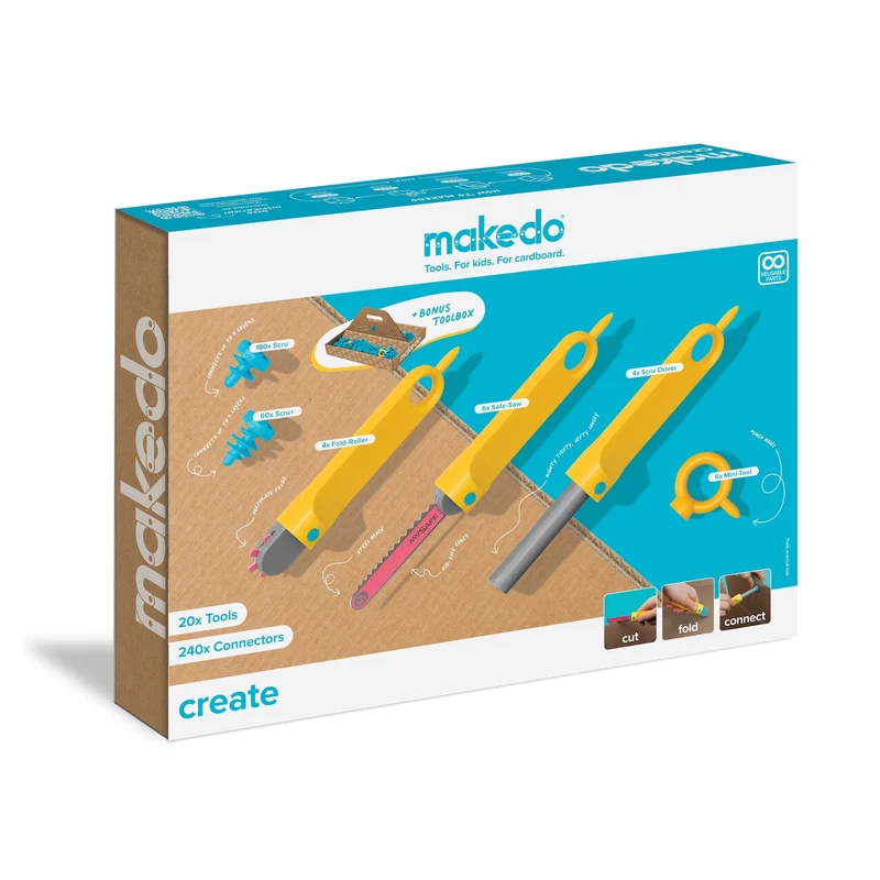 Create Kit 260 piezas Makedo